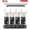 HuiDu U-04 Professional 4-Channel True Diversity Wireless Microphone System (CN Version)
