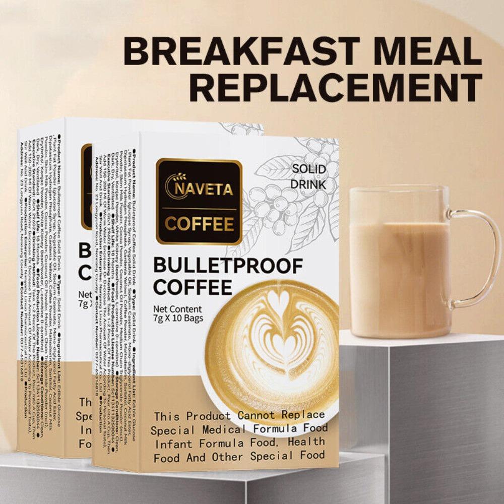 7g*10bags Light Fast Full White Coffee Bulletproof Coffee Healthy Drink 7g*10packs Light Speed Full White Coffee Bulletproof Healthy Beverage