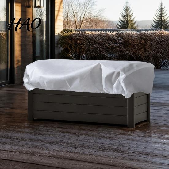 Warm Protective Wrap for Household Plants Plant Freeze Protection Cover, Rectangular Frost Blanket with Drawstring, Winter Shield Potted Flowers Cover