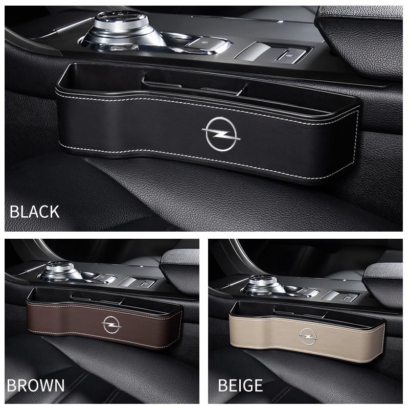 Car Seat Crevice Storage Box Seat Gap Slit Pocket Catcher Organizer For Opel Insignia