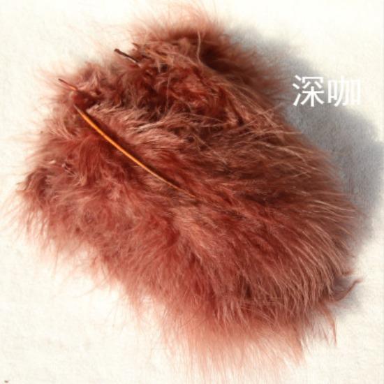 50Pcs Feather Perennial Diy Color Full-Fleece Feather Turkey Feather Jewelry Accessories Materials From 50 Pieces