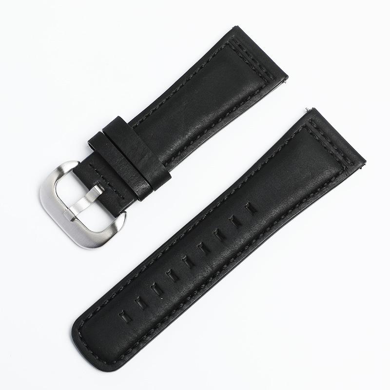 The First Layer of Calfskin Retro Crazy Horse Real Cowhide Is Suitable for Huawei Watch Strap Accessories