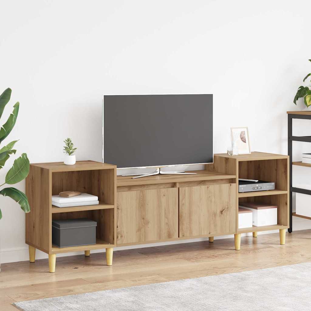 TV Cabinet Artisan Oak 160 x 35 x 55 cm Particleboard