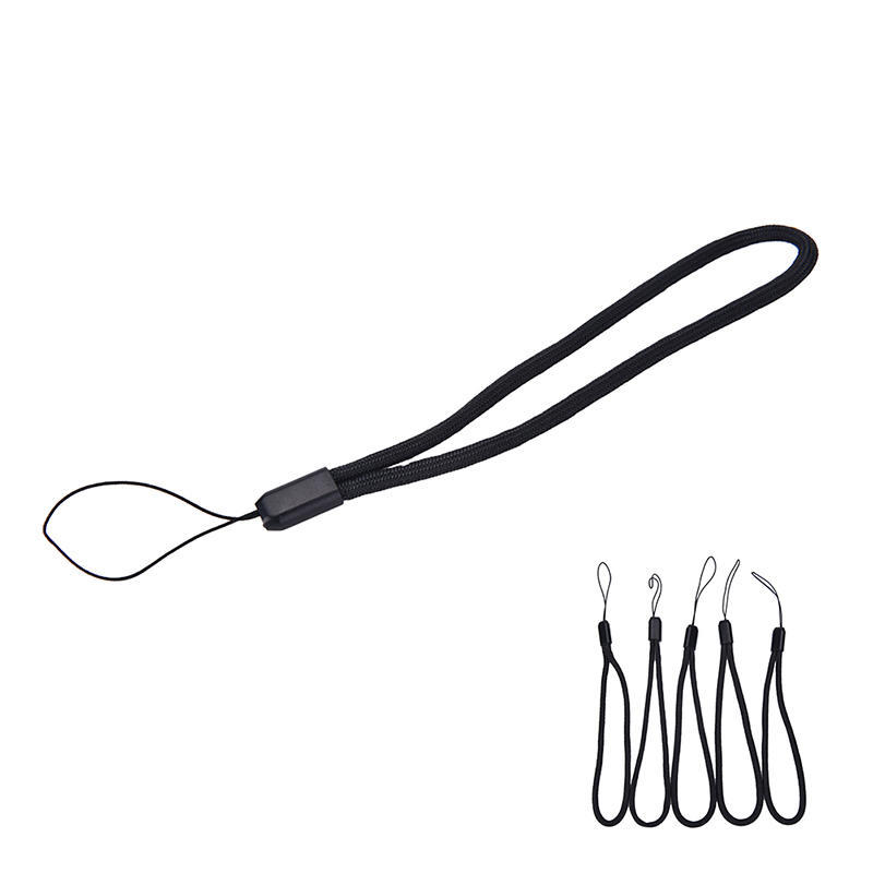 5X Black Nylon Wrist Strap Lanyard For Camera Cell Phone Ipod Usb Mp3 Mp4