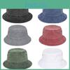 Vintage Cotton Bucket Hat For Men And Women With Large Brim