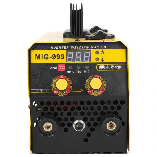 3-in-1 Gasless MIG Welder, 140A Portable Welding Machine, 110V/220V Dual Voltage with LED Display
