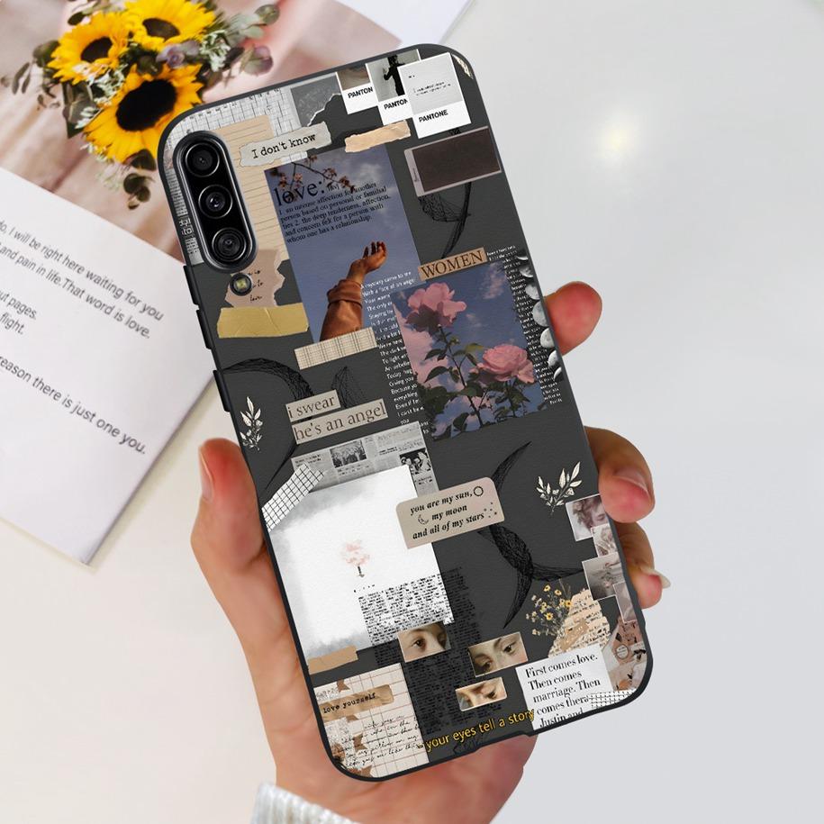 For Samsung Galaxy A90 5G Case Popular Flower Soft Silicon Phone Cover For Samsung A90 5G Fundas A 90 SM-A908N Shockproof Bumper