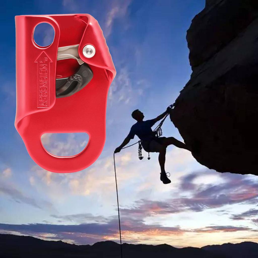 Climbing Hand Ascender Pulley Gear Rope Aviation Aluminum for Caving