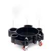 Bucket Rolling with Swivel Casters Automotive Wash Insert Locking Heavy Duty