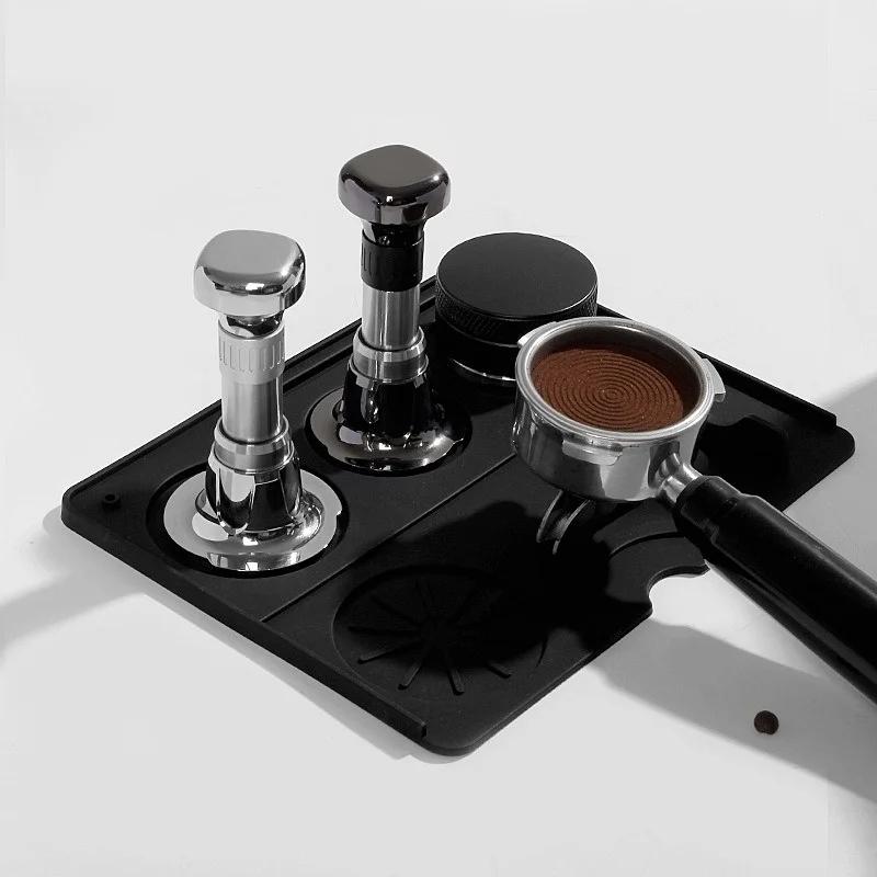 51/53/58mm Coffee Tampers Stainless Steel Rebound Constant Force Impact Tamper Threaded Bottom Espresso Tool Barista Accessories