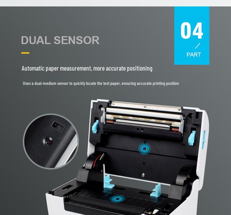 110mm Bluetooth Thermal Label Printer for Express and FBA Waybills