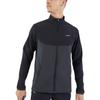 Breathable Sweat-Wicking Stand Collar Long Sleeve Jacket Men's Black/Grey