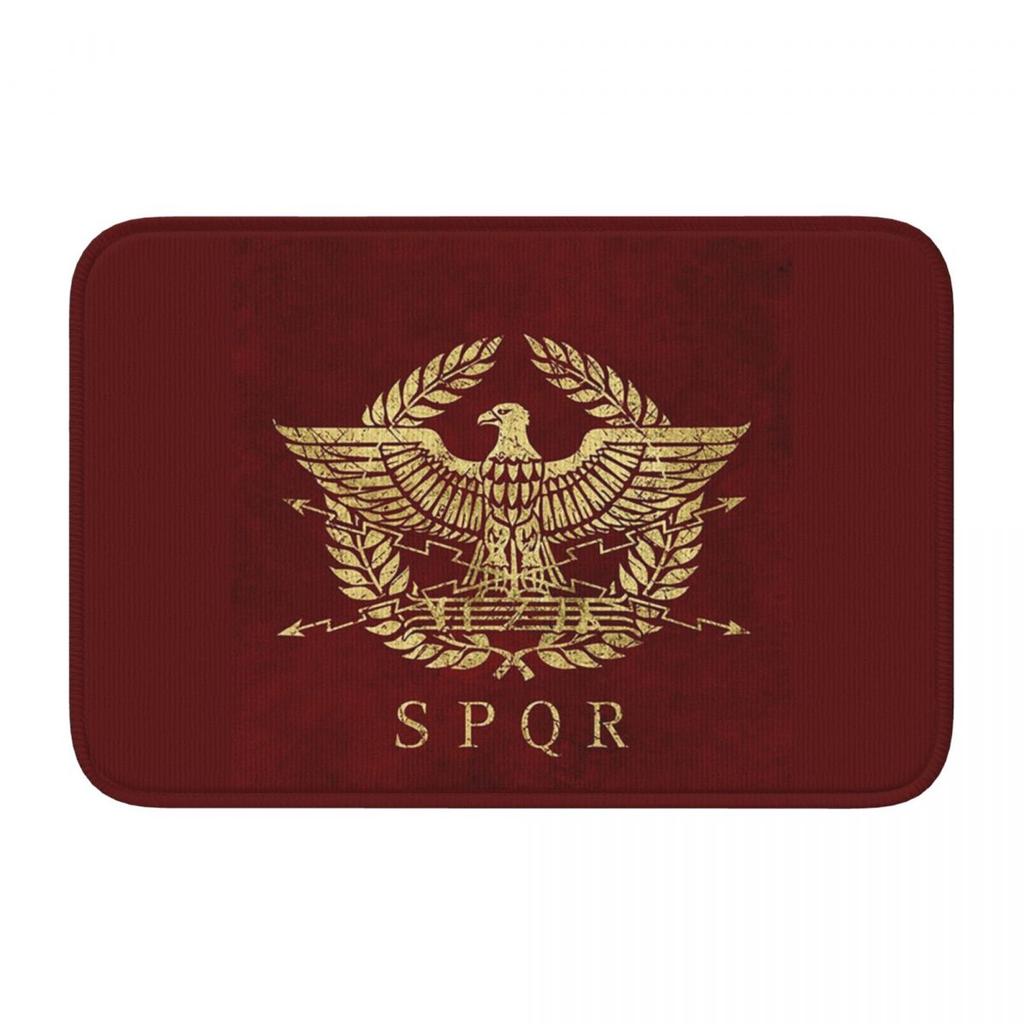Rome SPQR Roman Doormat Kitchen Entrance Home Floor Mat Anti-slip Carpet Rug for Balcony Footpad Mats