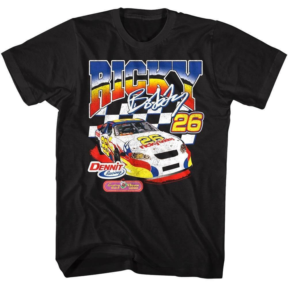 Talladega Nights Dennit Racing Black Car Men T Shirt S