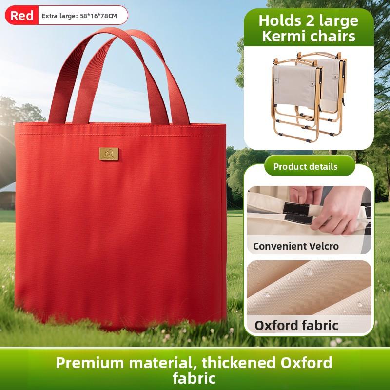 Kemite Outdoor Folding Chair Storage Bag Oxford Cloth Thickened Portable Handbag Large Capacity Camping Travel Organizer