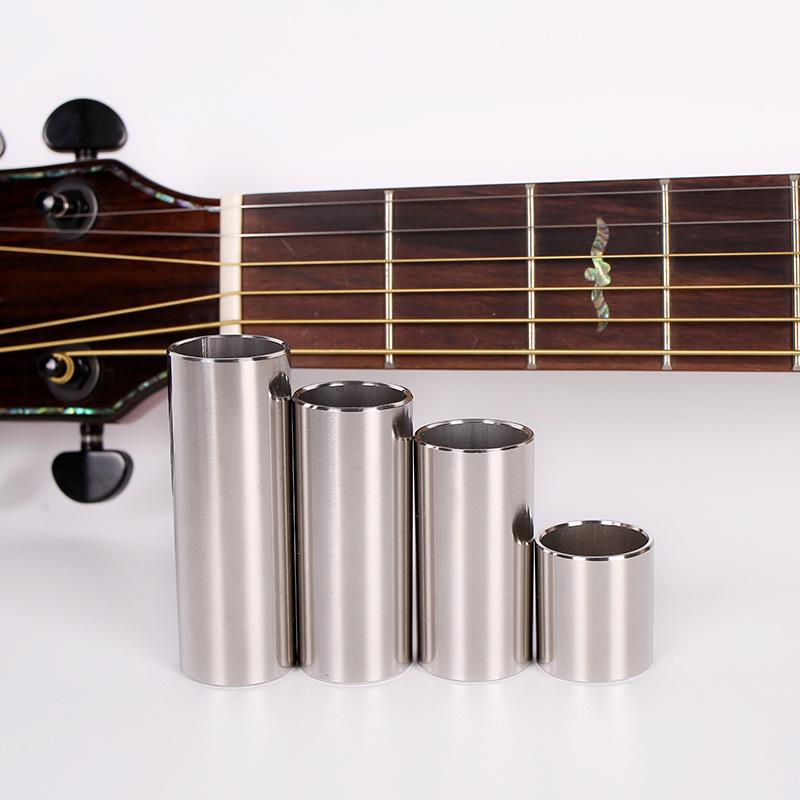 Left-Handed Electric Bass Guitar Set with Metal Slide Tube and Finger Cots
