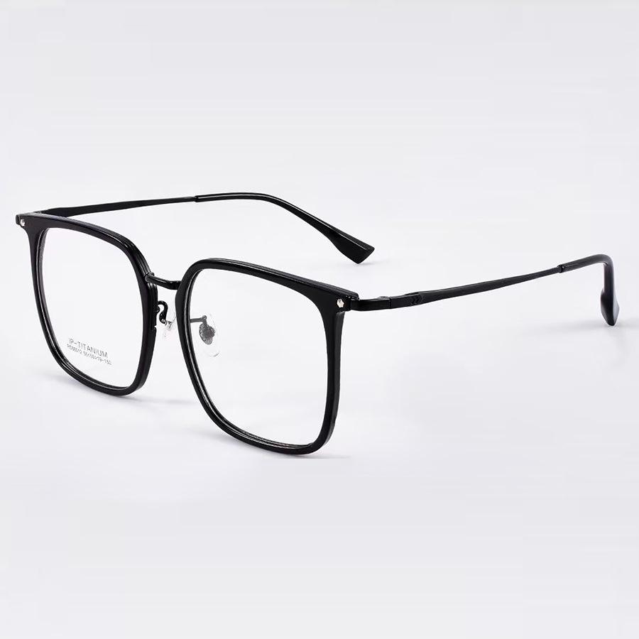 Мужские титановые очки с большой оправой - Корейский и Евро-американский стиль