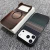 Carbon Fiber Kevlar Pattern PC Case For iPhone 17 Air 16 Plus 15 14 13 12 Pro Max Shockproof Ultra Thin For Magsafe Magnet Cover