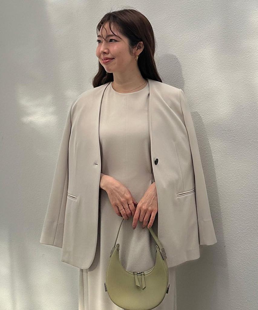 [UNFILO] [VERY Collaboration] BEAUTY MOVE Sheer Sleeve Dress