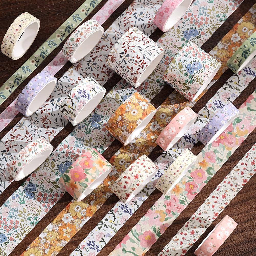 12Pcs Sakura Washi Tape Scrapbooking Supplies Masking Tape Decorativa School Supplies Diary Decoration Washitape