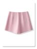 Women's Wide-Leg A-Line High-Waisted White Suit Shorts - Spring 2025 Collection