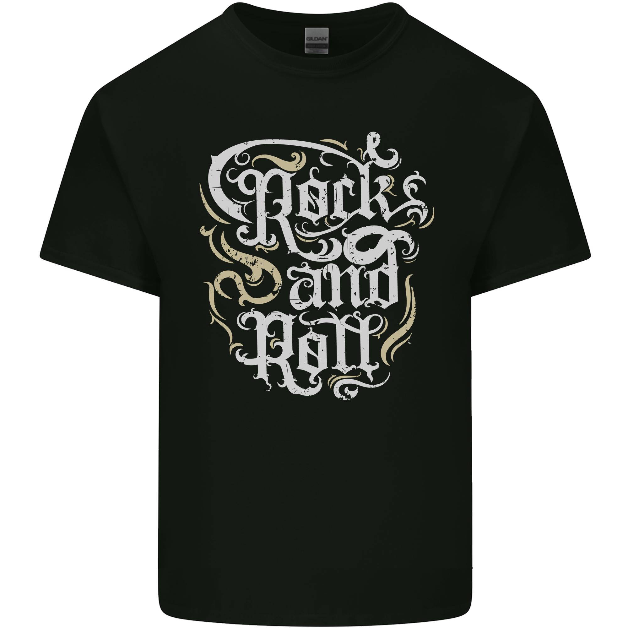 A Rock n Roll Design Unisexs Light Cotton TShirt S