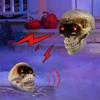 M-Modern-Spooky Skull Heads Halloween Decor Skull Heads With Motion Sensor Halloween Decorations Scary Sound Spooky Decoration
