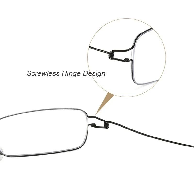 Fashion Square Reading Glasses Men Anti-Blue Light Prescription Eyeglasses Frame Women Presbyopia Eyewear Frames