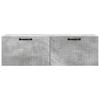Wall Mounted TV Cabinet Concrete Grey 98 x 31 x 30 cm