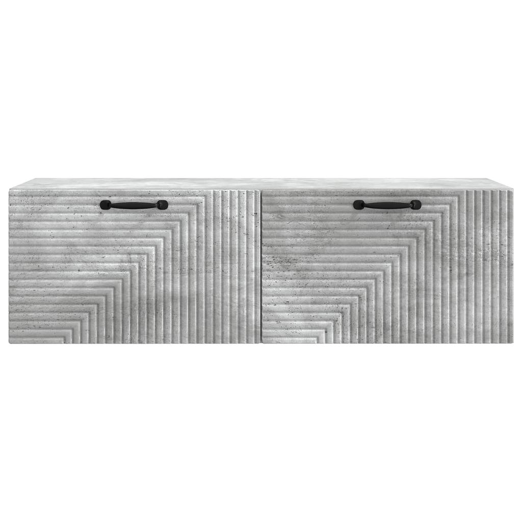 Wall Mounted TV Cabinet Concrete Grey 98 x 31 x 30 cm