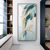 Nordic Luxury Decorative Painting Printed On Canvas Modern Feathers Posters Prints Wall Pictures for Porch Aisle Home Decor