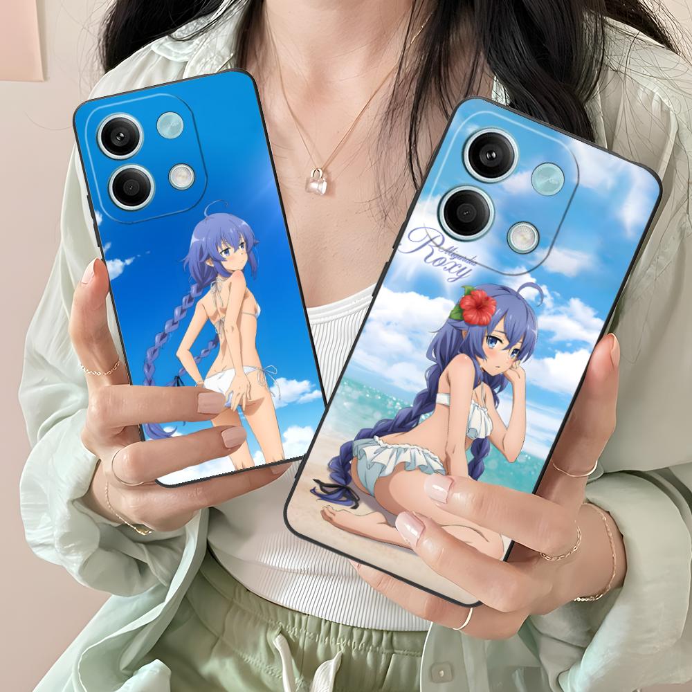Mushoku Tensei Roxy Mobile Phone Case for Xiaomi Redmi Note 14 13 12 11 S Pro Plus 4G 5G Colorful Printing Cover Pretty Luxury