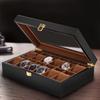 Baskiss Luxury Wooden Watch Storage Collection Watch Display 12-Watch Case, Box, Case,