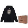 Burberry Owie Label Logo Hoodie 80571001