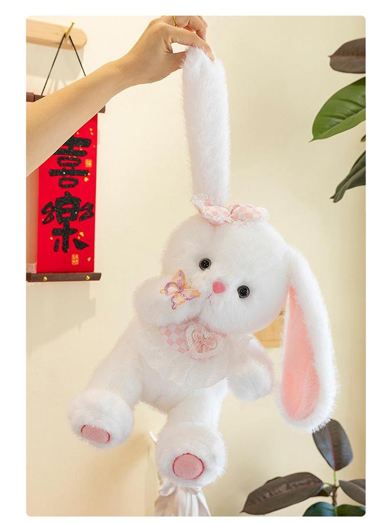 Niedliches Beruhigendes Kaninchen Plüschkissen Spielzeug - Schlafbegleiter Geschenk für Mädchen