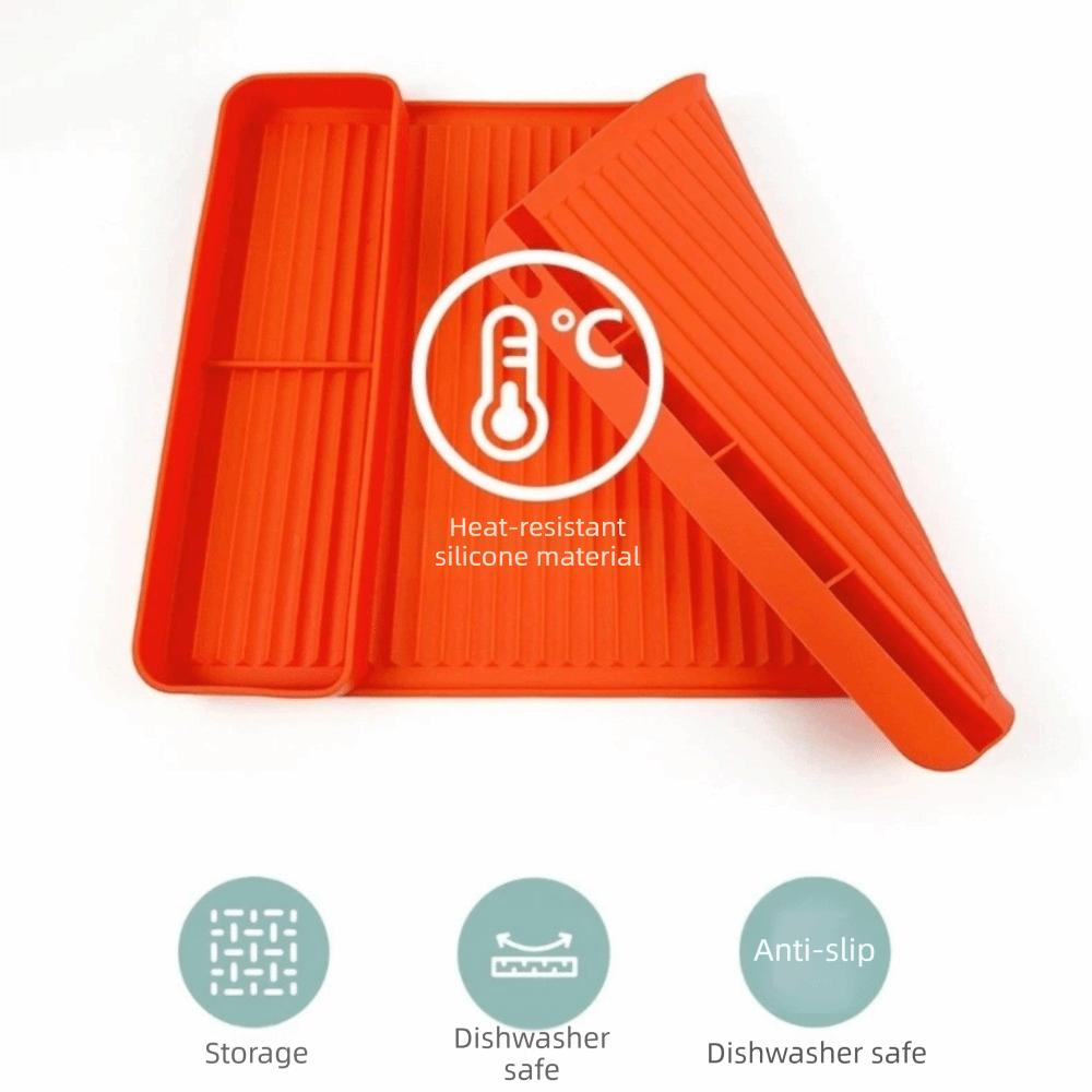 Outdoor BBQ Mat Silicone BBQ Grill Mat Multifunctional Oil Protection Pad  BBQ Accessories