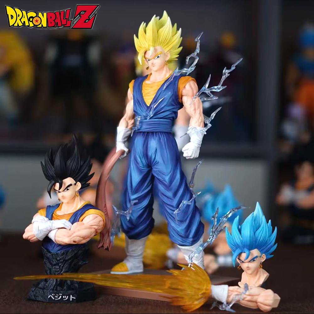 32cm/12.6in Anime Dragon Ball Figure Vegetto Action Figures Pvc Statue Desktop Ornamen Collection Model Toys Gifts Round Sensory Compression Bouncy