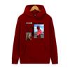 Unisex oranžová mikina s kapucí Frank Blond Ocean Nostalgia Ultra s kapucí, rapper a zpěvák Ocean Graphic Pullover Blond