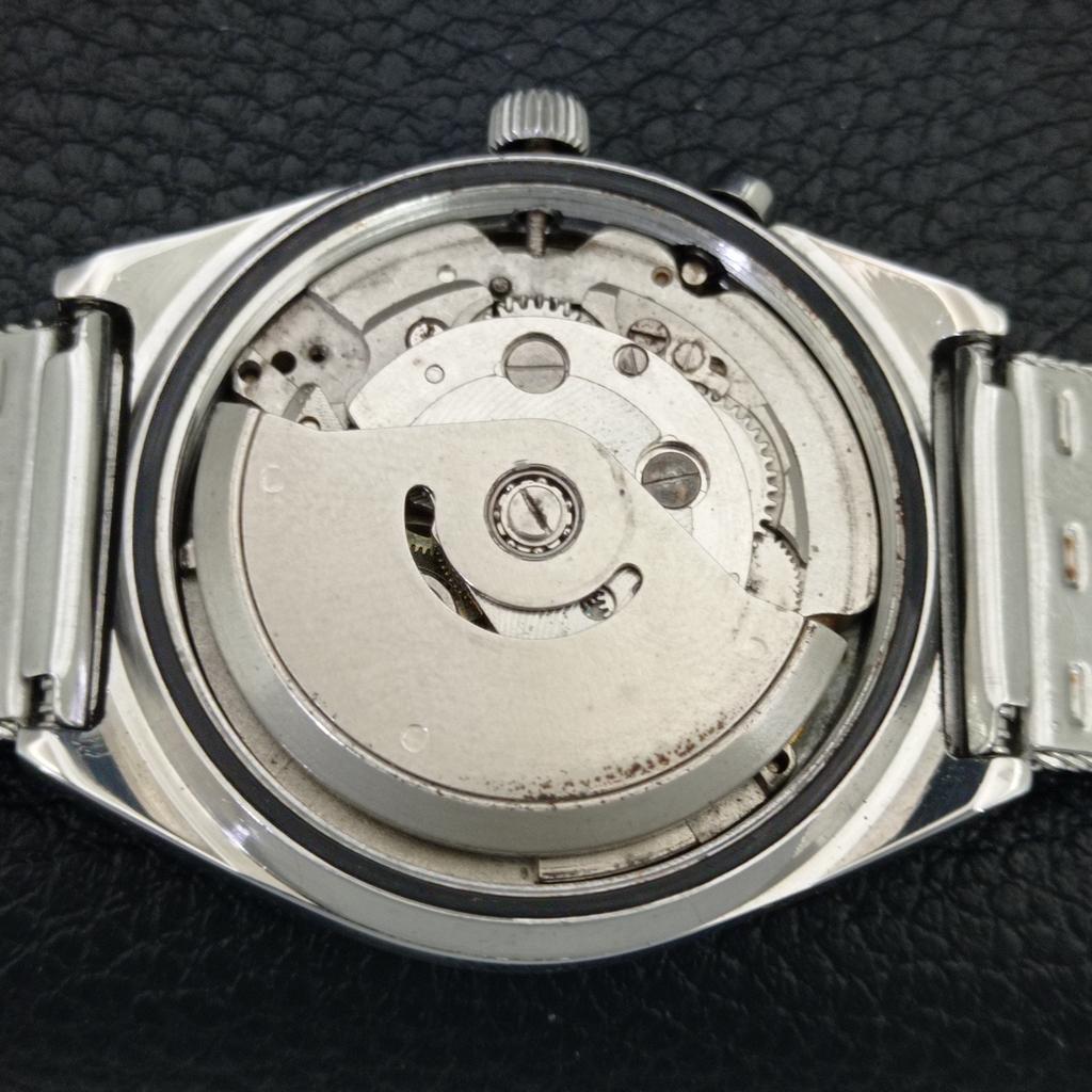 VINTAGE RICOH R31 AUTOMATIC JAPAN MENS BLACK COLOR DIAL WATCH a707916-1