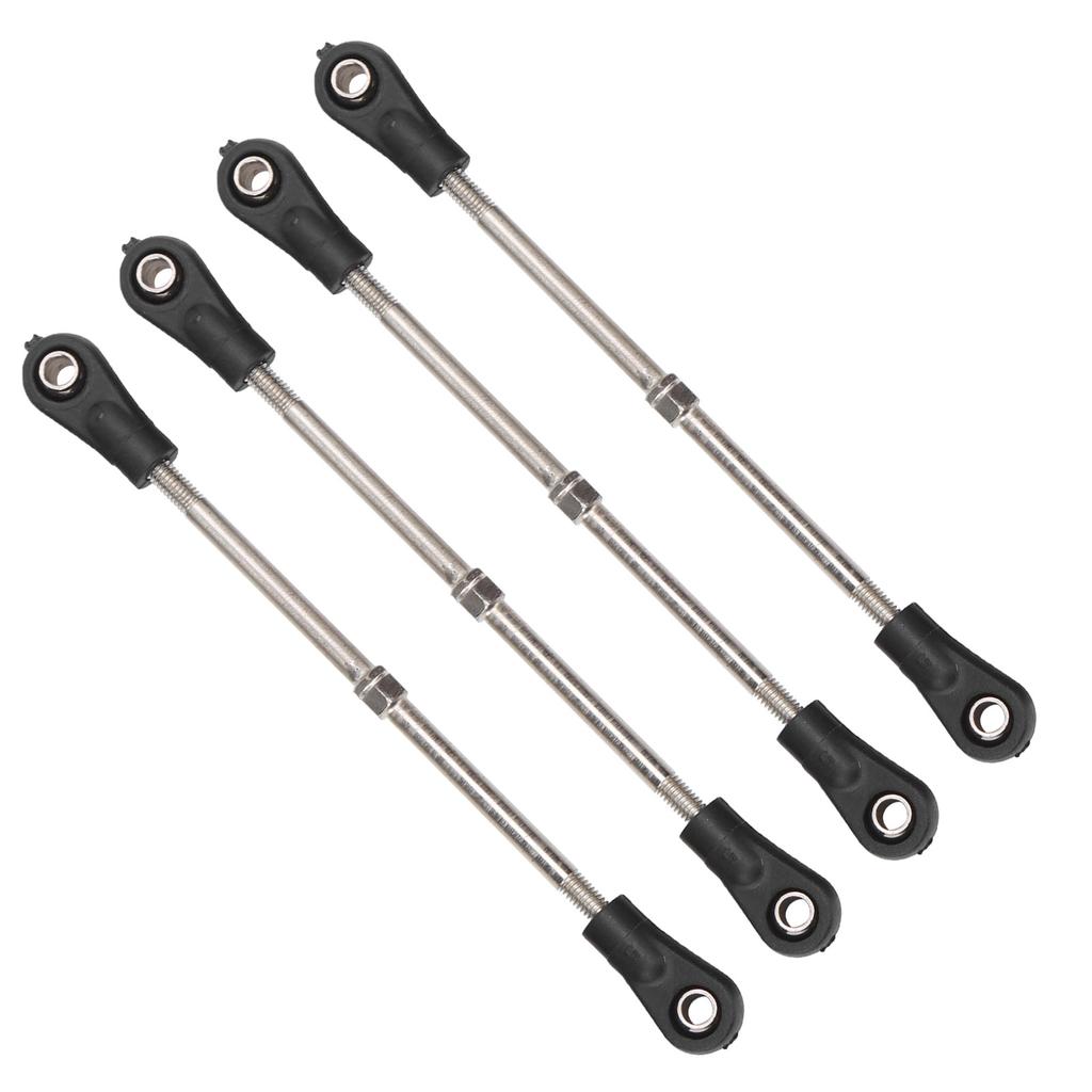 4Pcs Adjustable Rear Upper Suspension Arm Tie Rod Linkage Arm for 1/10 RC Car Truck