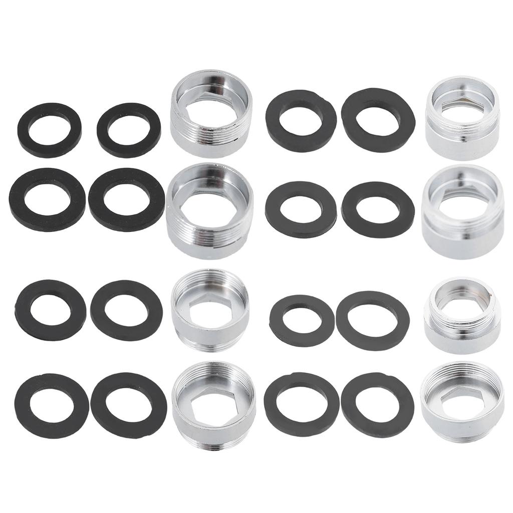 2Pcs Male/Female Faucet Adapter Kitchen Tap Aerator Connector Water Hoses Adapter Tap Fitting Connector Easy To Install