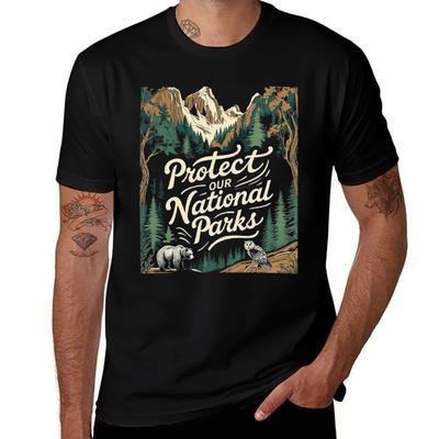 Protect Our National Parks Envirounisextalism Tshirt Big And Tall Loose Fit Tshirt