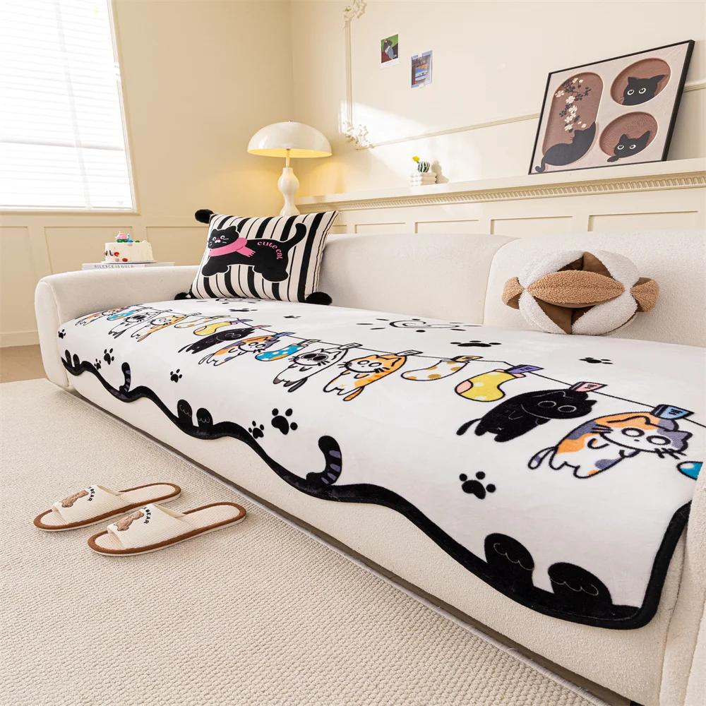New French Style Sofa Cushion Four Seasons Universal Non-slip Light Luxury High-end Sense Cushion 70x70cm