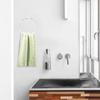 Stainless Steel Towel   Simple Rustproof Retro Bathroom Hand Towel   for Bathroom Kitchen
