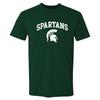 Michigan State Spartans Arch Logo - Premium Cotton T-Shirt