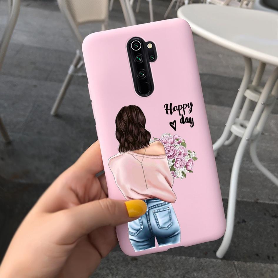 For Xiaomi Redmi Note 8 Case 2021 Cute Sweet Girls Soft Phone Cover For Xiaomi Redmi Note 8 Pro Coque For Redmi Note8 Pro Bumper