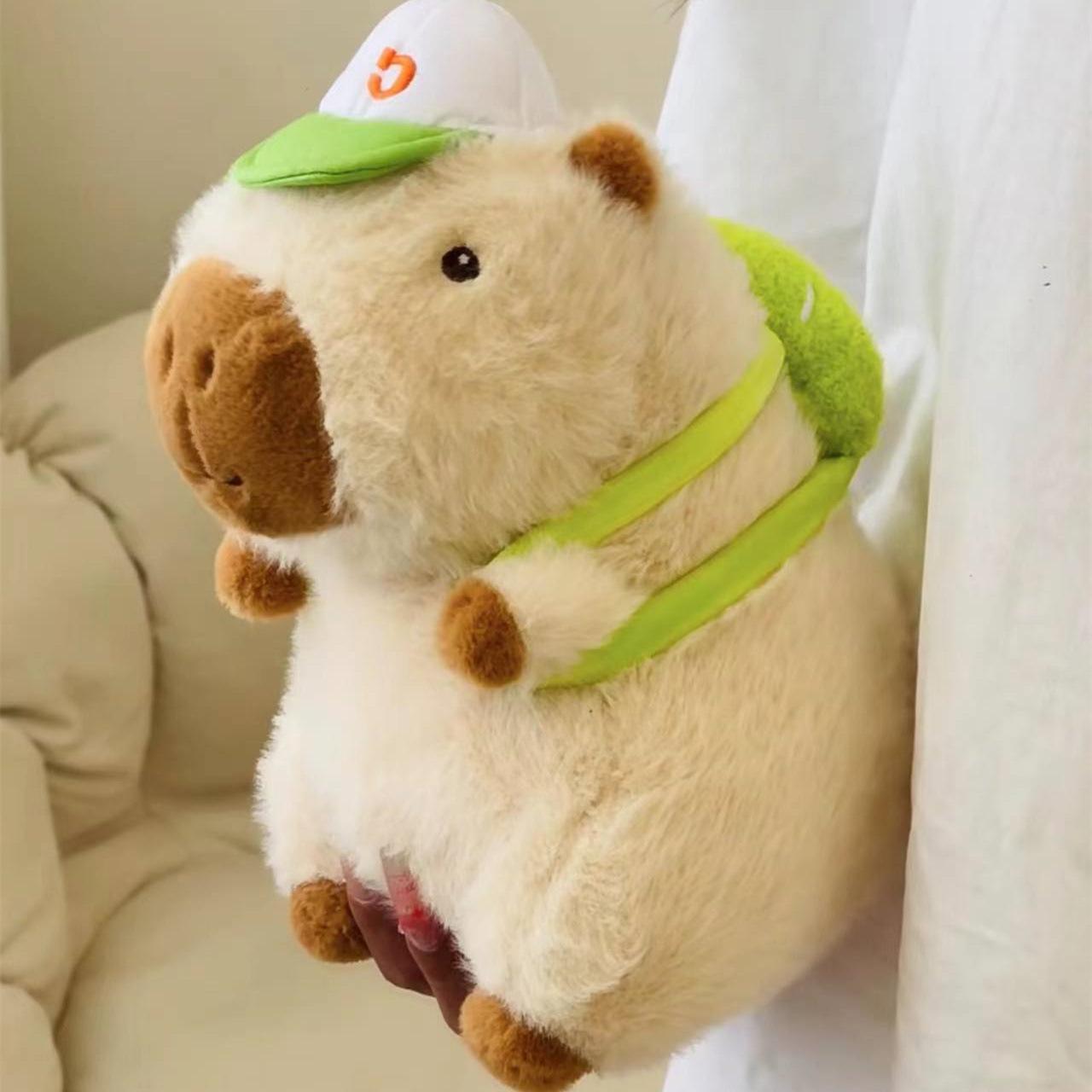 

25 см Капибара плюшевая имитация Капибара аниме пушистая игрушка милая кукла мягкие игрушки мягкая кукла плюшевые рождественские подарки на День благодарения 1PCS