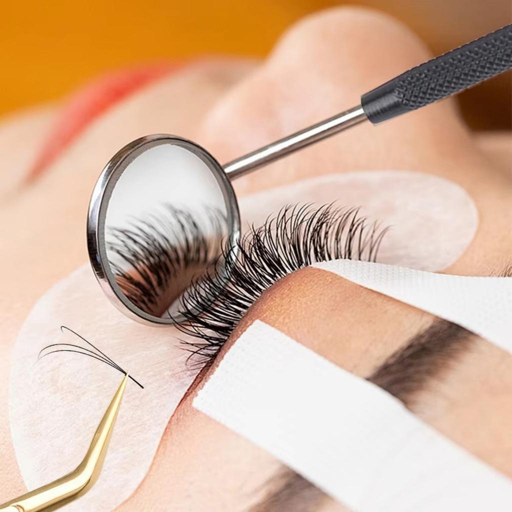 Tandlaboratorium Munsspegel Reflektor Odontoskop Multifunktionell Kontroll av Munnen Avtagbart Handtag i Rostfritt Stål 8 Färger