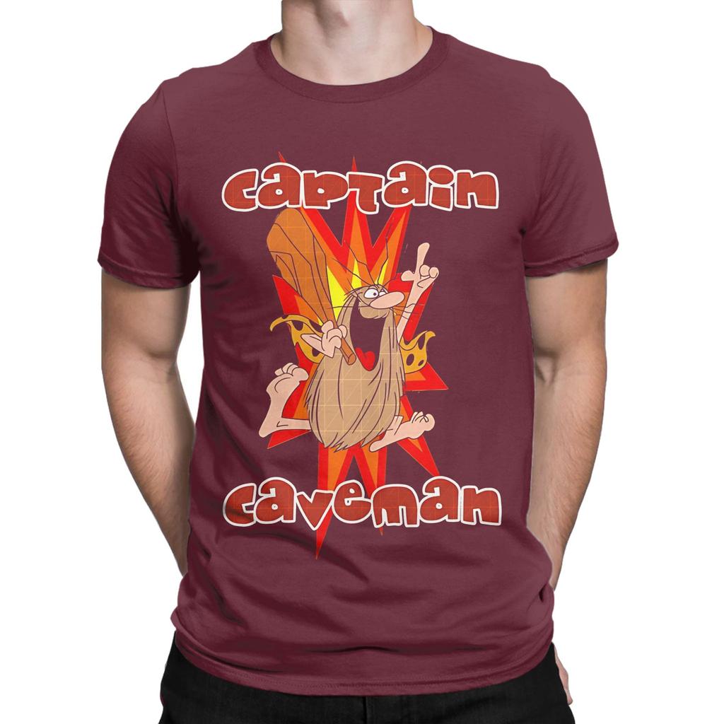 Classic Funny 100 Cotton Tshirt Captain Caveunisex Tops Tees For Unisex