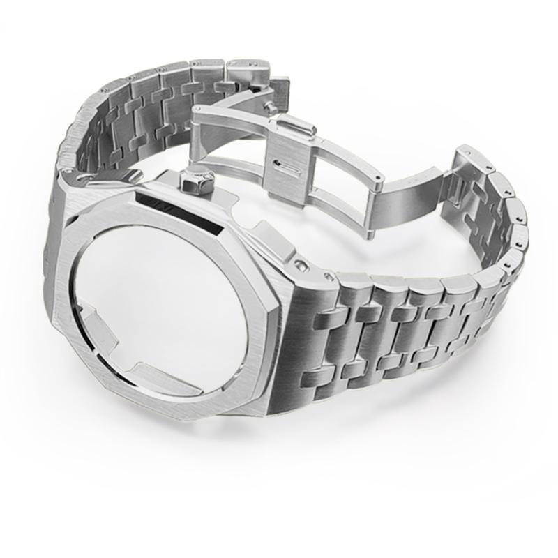 

Модифікований комплект GA2100 для Casio G-SHOCK GA-2100 GA-2110 GA-B2100 чоловічий Міцний корпус годинника з нержавіючої сталі Ремінець Металевий замінник Браслета GA-2110